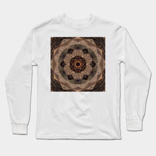 FLORAL FANTASY KALEIDOSCOPE DESIGN and PATTERN Long Sleeve T-Shirt